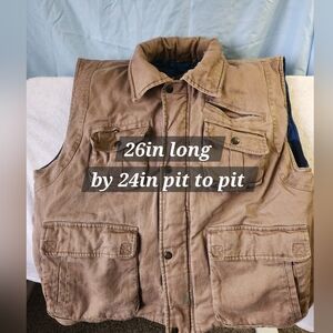 Men's Tan Utility Vest